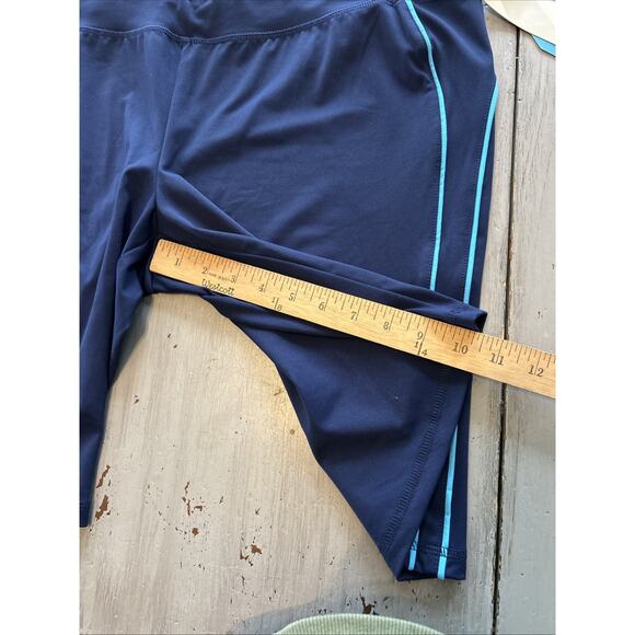 NWT Livi Active Blue Knee Short Legging Size 18 20 Lane Bryant - Picture 2 of 7